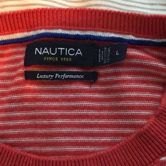 Mens L Nautica sweater - Picture 3 of 3